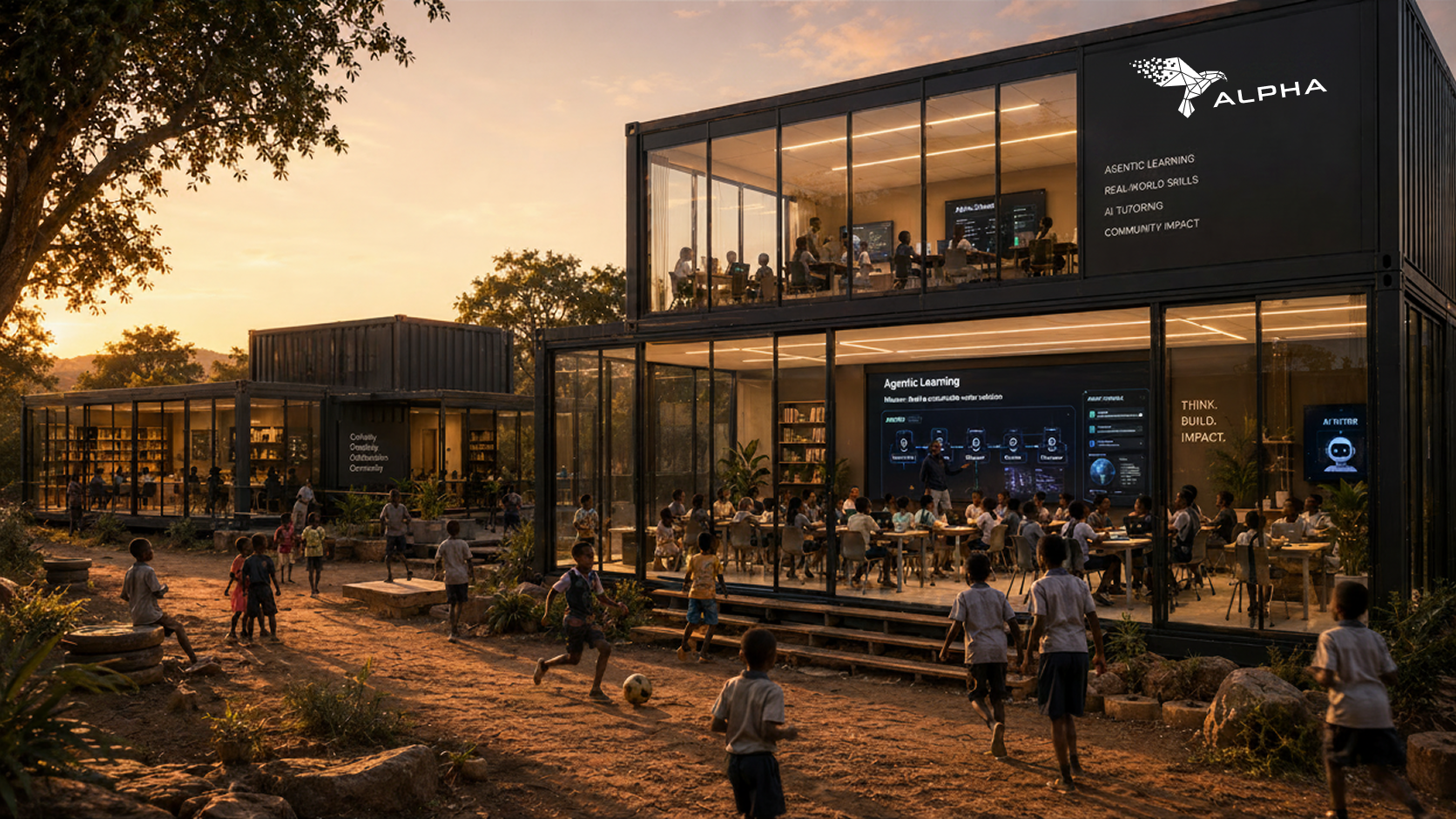 An Alpha school at the edge